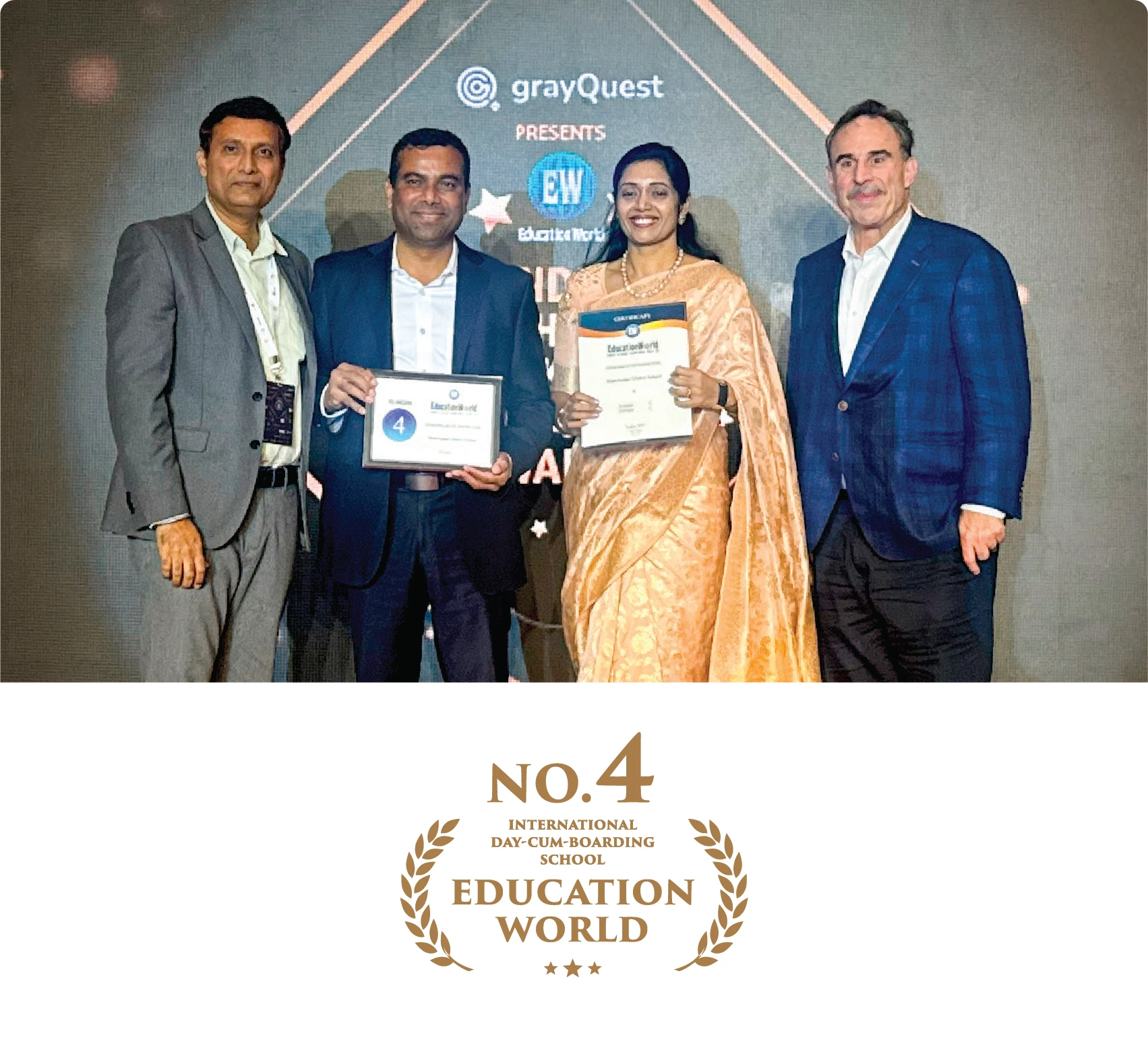 Manchester Global School - Best International Day-Cum Boarding School award